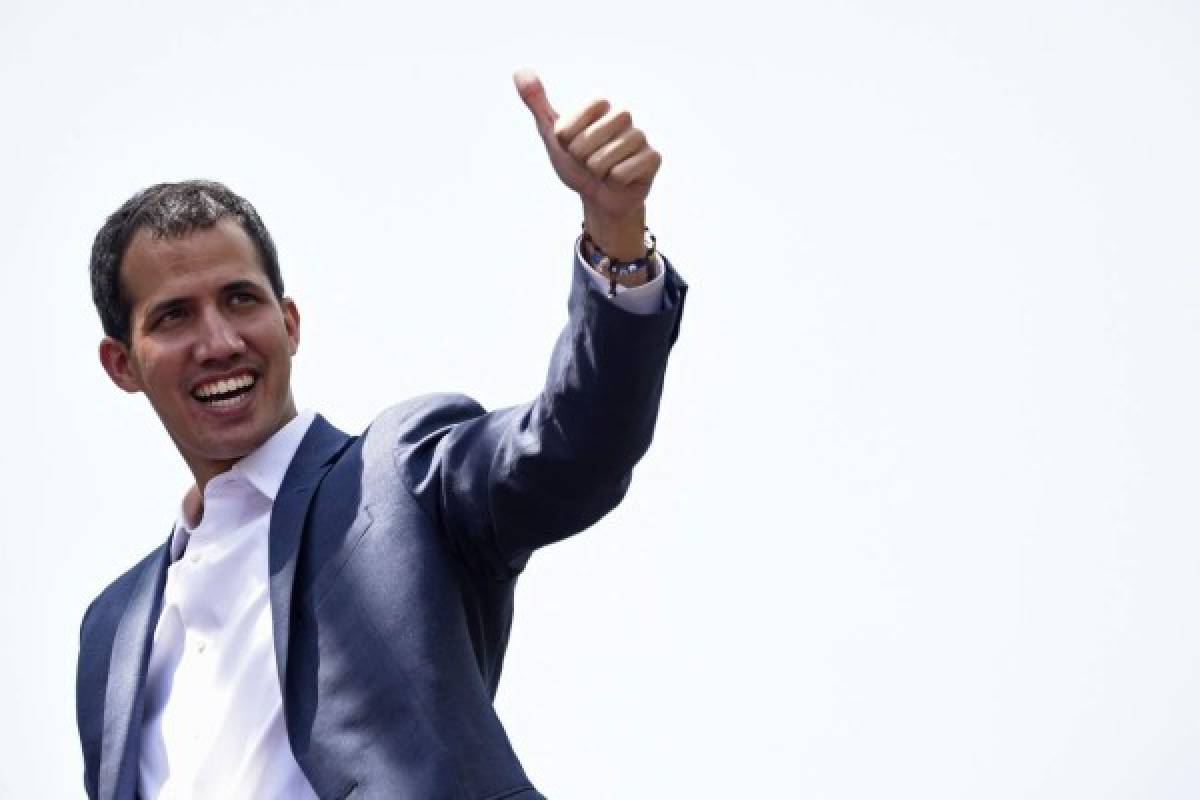 Juan Guaidó se proclamó presidente de Venezuela el 23 de enero de 2019. (AFP)