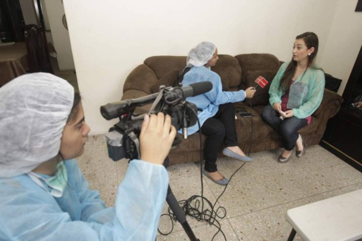 La bella modelo que sobrevivió a las llamas de la Feria del Agricultor