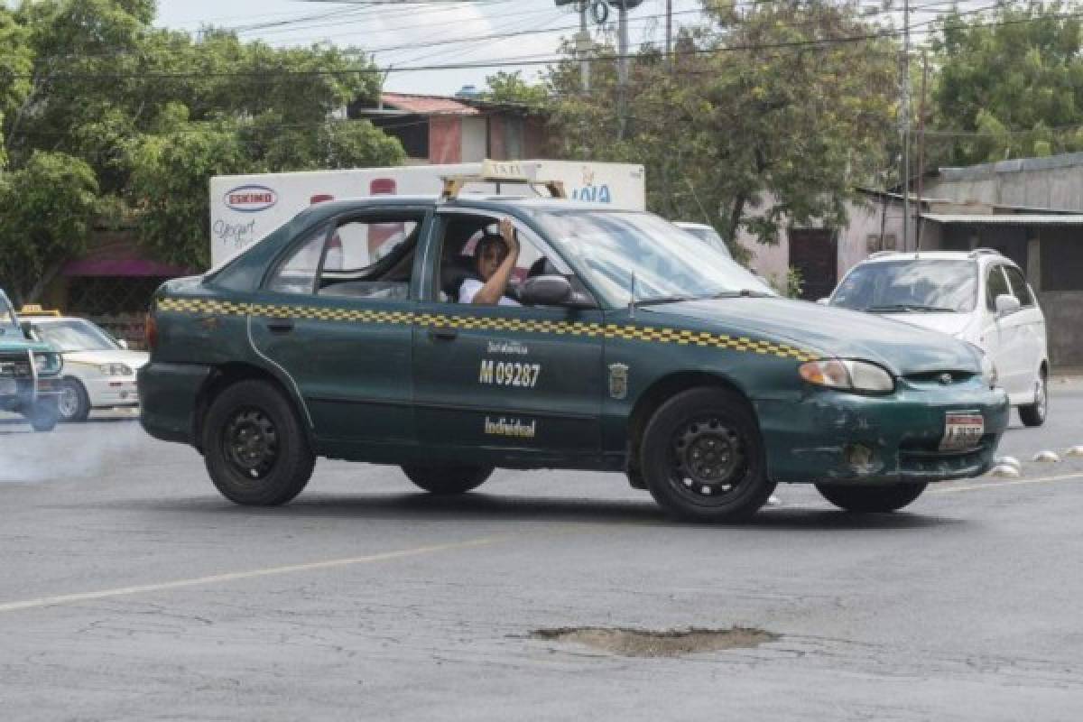 Así son los taxis que operan en Managua, Nicaragua. Foto cortesía La Prensa