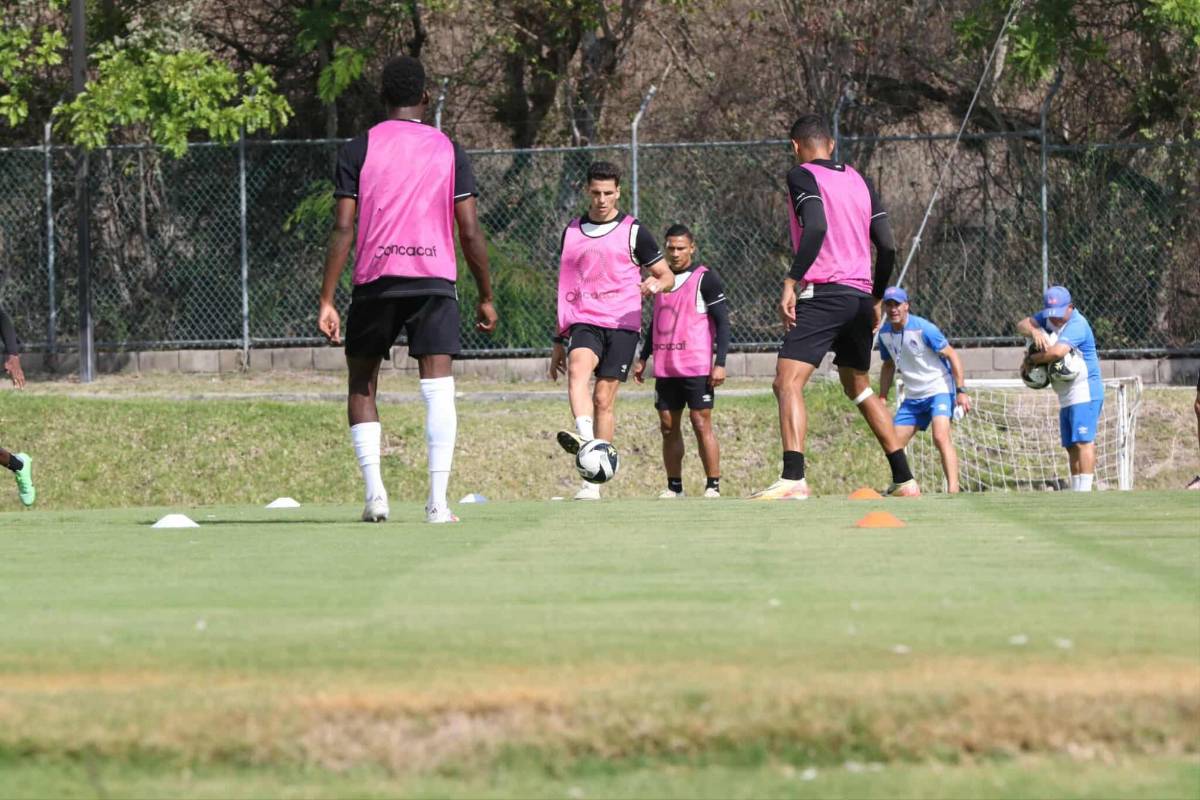 Fichaje del Olimpia fue visto en el entrenamiento y así se preparan para la final ante Real España