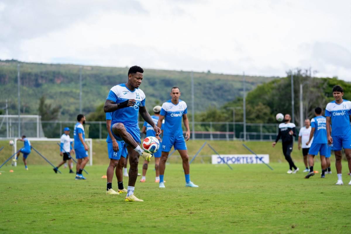 Jugadores felices y figura se recupera: Entreno de Honduras previo a enfrentar a Costa Rica