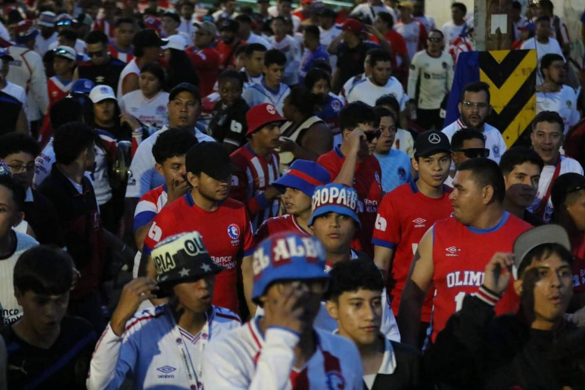 La enorme llegada de la Ultra Fiel para decisivo juego de Olimpia ante Saprissa