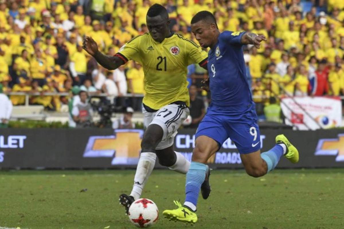 Colombia empató 1-1 con Brasil y mira a Rusia 2018