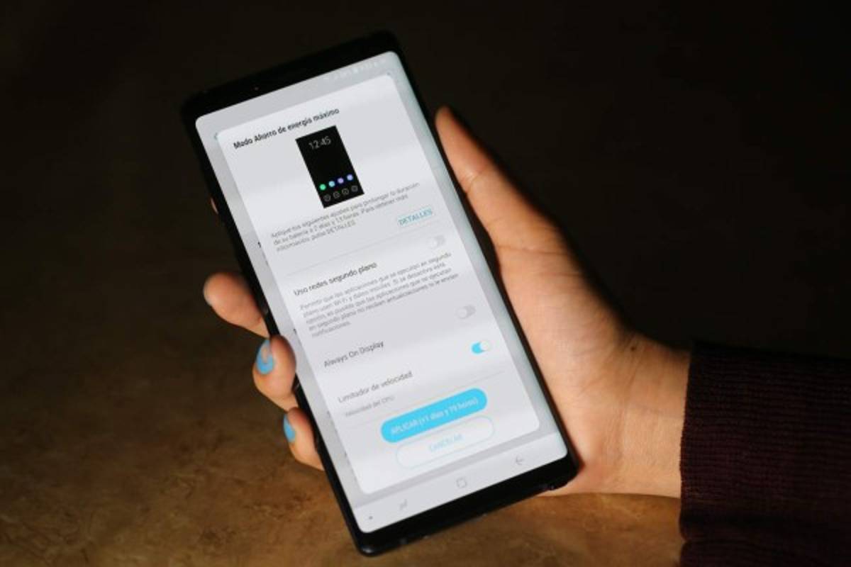 Samsung Galaxy Note 9, al desnudo