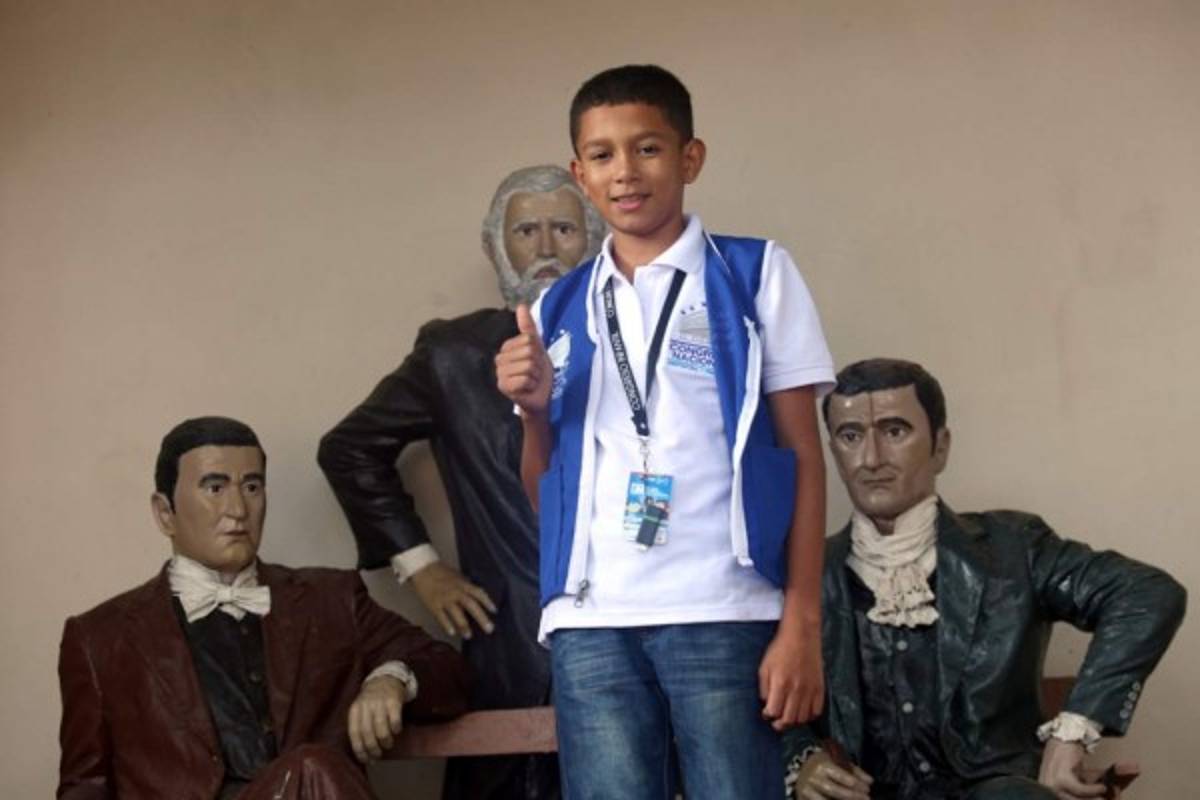 Melvin González es diputado infantil de Yoro y espera que sus propuestas sean tomadas en cuenta.