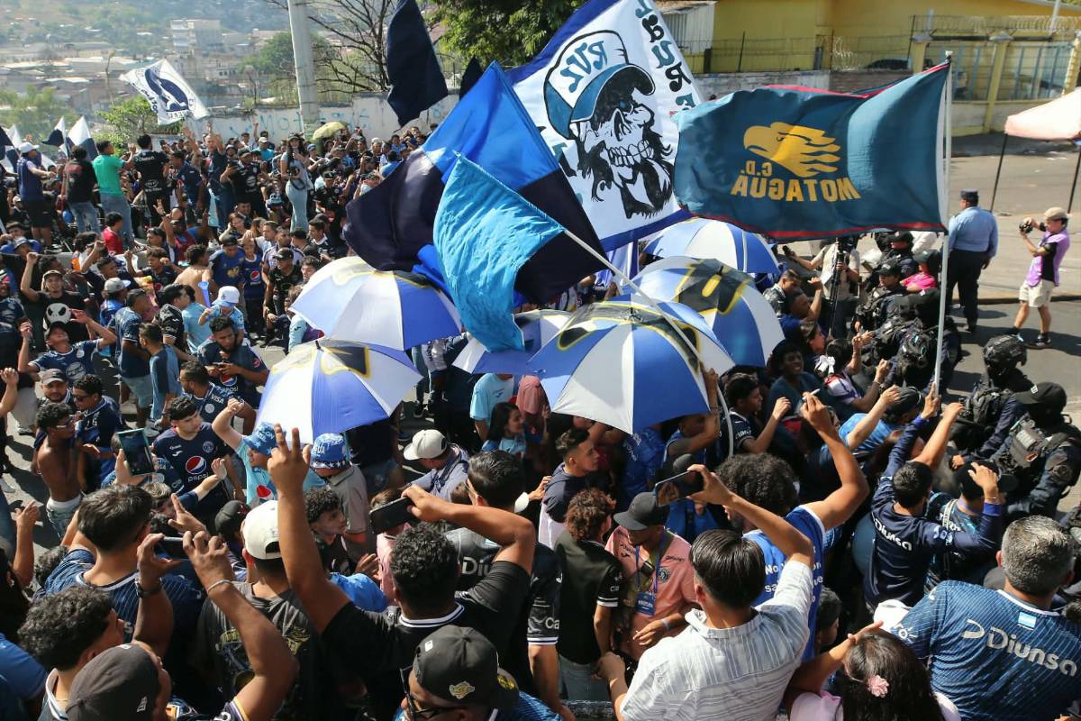 Barra de Motagua se toma las calles de Tegucigalpa previo a la final ante Marathón: Hubo infiltrado