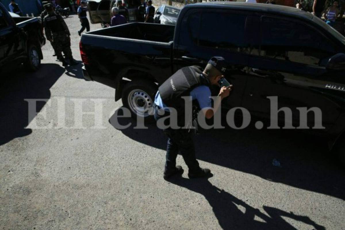 Dos pandilleros heridos en una persecución policial en la capital de Honduras