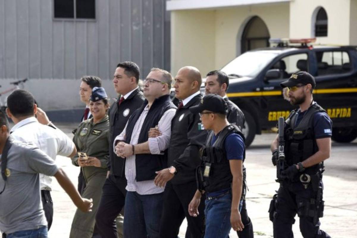 Guatemala extraditó a exgobernador mexicano Javier Duarte acusado de corrupción