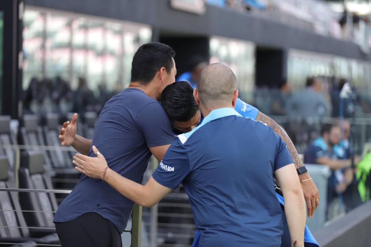 Mundialista visitó a jugadores de Honduras y David Ruiz estuvo bien acompañando Mundialista visitó a jugadores de Honduras y David Ruiz estuvo bien acompañando