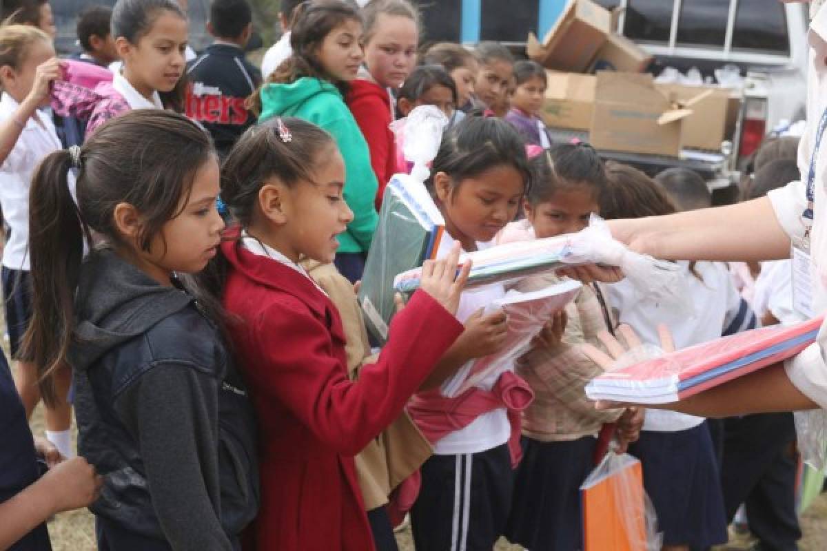 La Maratón del Saber lleva alegría a escolares de aldea Monte Redondo
