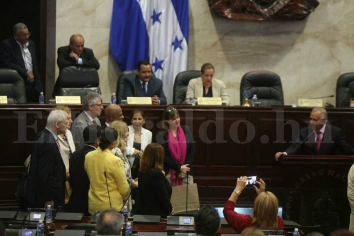 Diputado alemanes visitaron las instalaciones de la cámara legislativa. Foto: David Romero/ElHeraldo