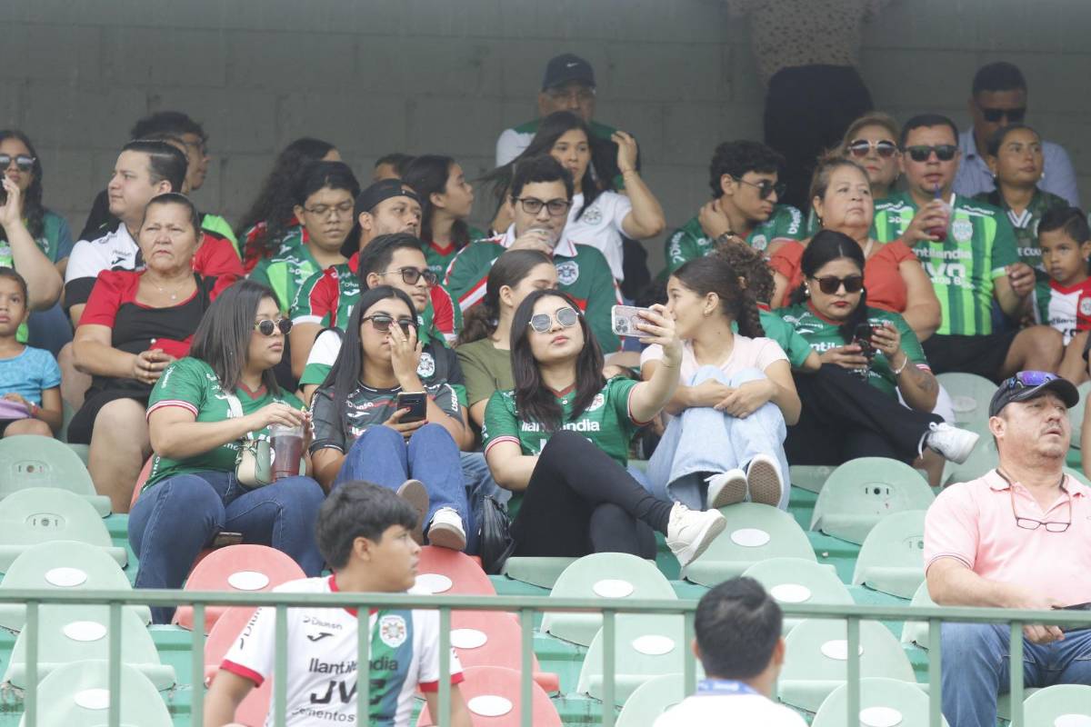Las bellas chicas que fueron captadas en el estadio Yankel Rosenthal en juego de Marathón