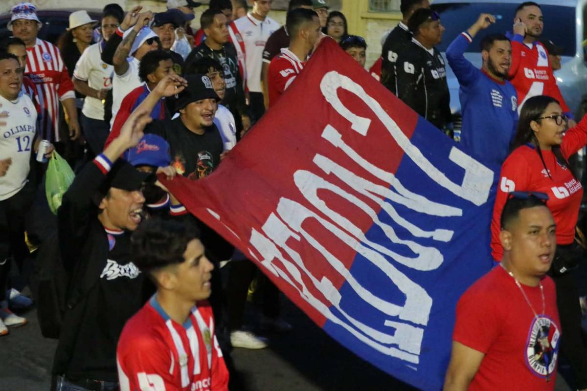 La enorme llegada de la Ultra Fiel para decisivo juego de Olimpia ante Saprissa