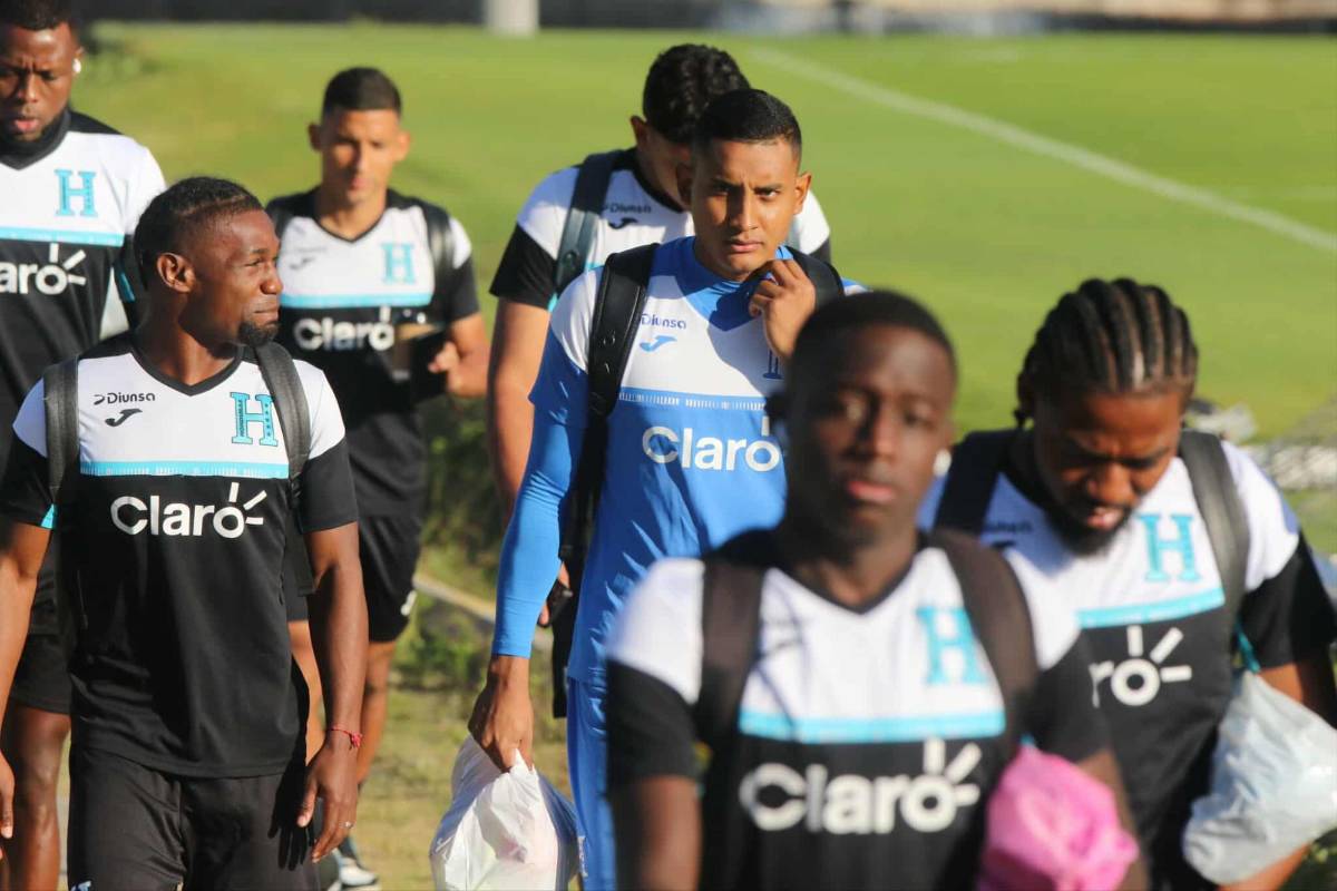 Recibimiento a Yio y jugador es baja: Así fue el entreno de la Selección de Honduras