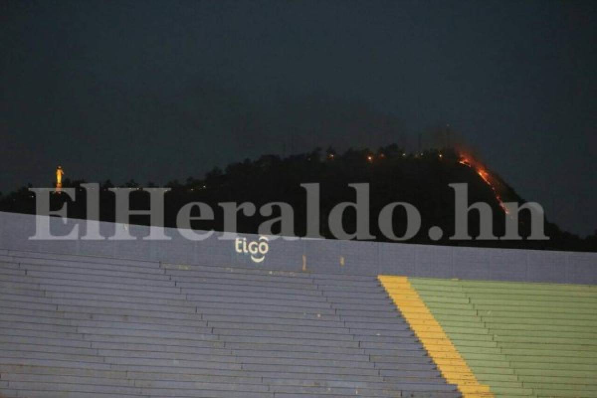Tegucigalpa: Se incendia el Cerro del Picacho