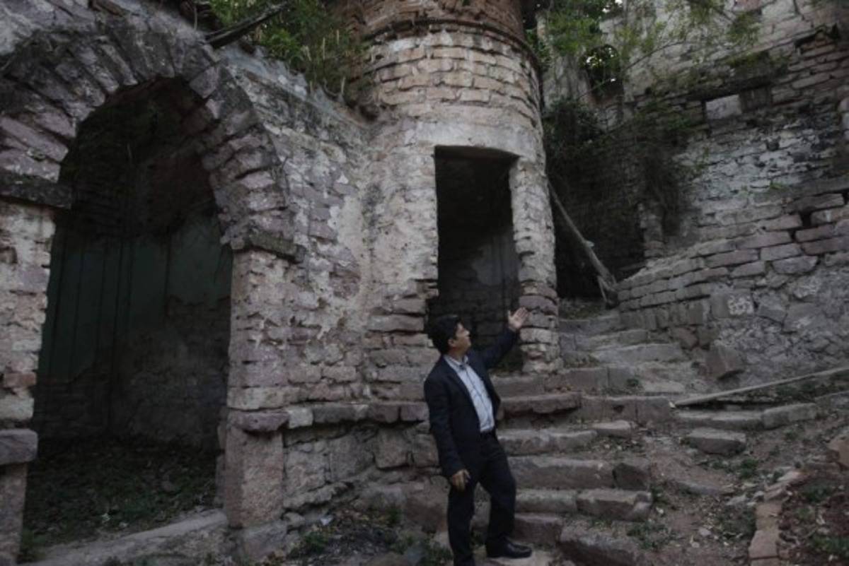 En ruinas castillo de la capital de Honduras