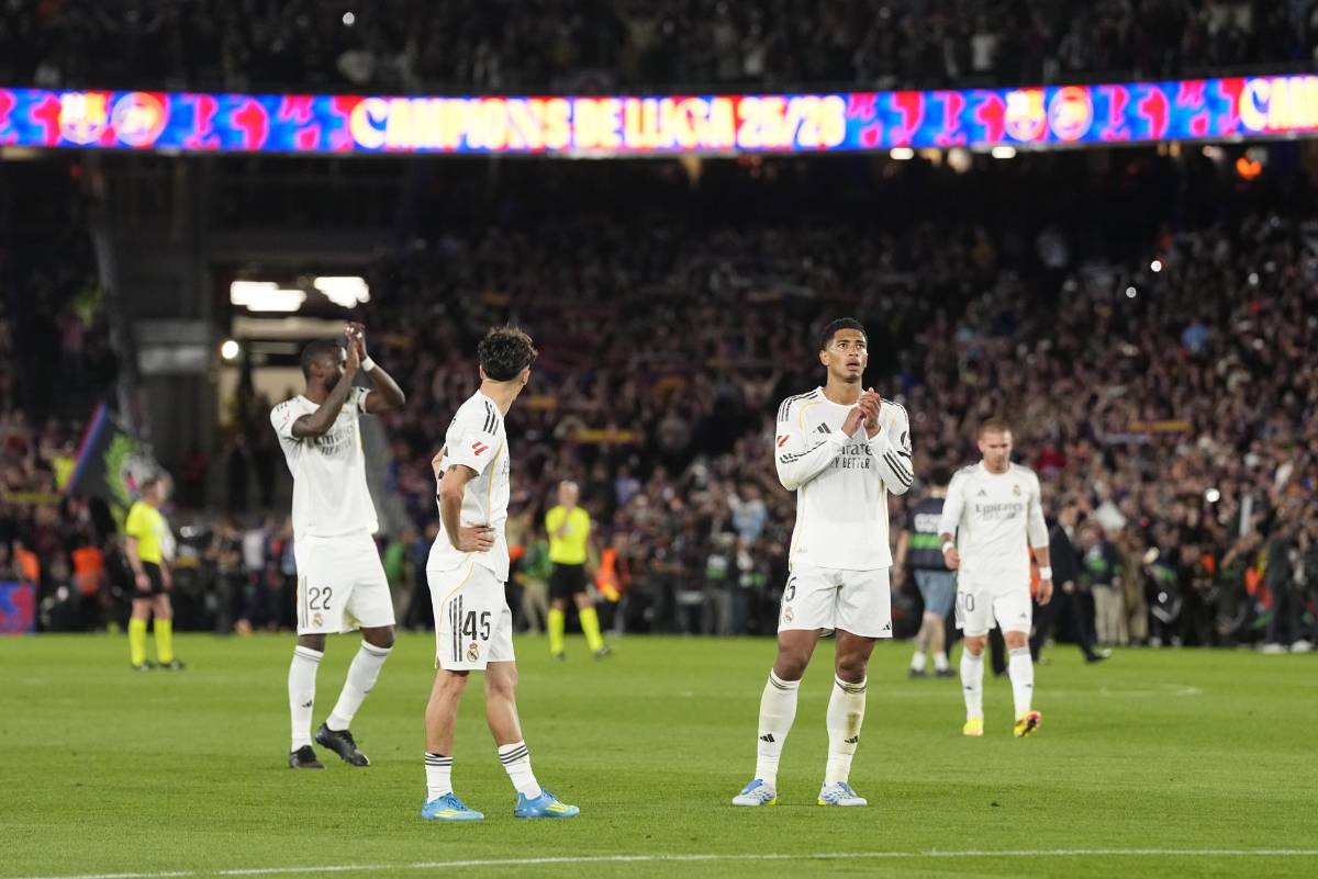 Tristeza total en Real Madrid mientras el FC Barcelona celebraba su nuevo título
