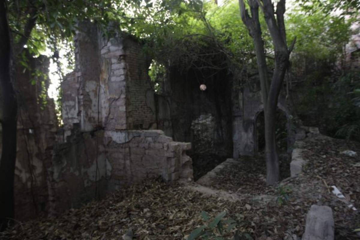 En ruinas castillo de la capital de Honduras