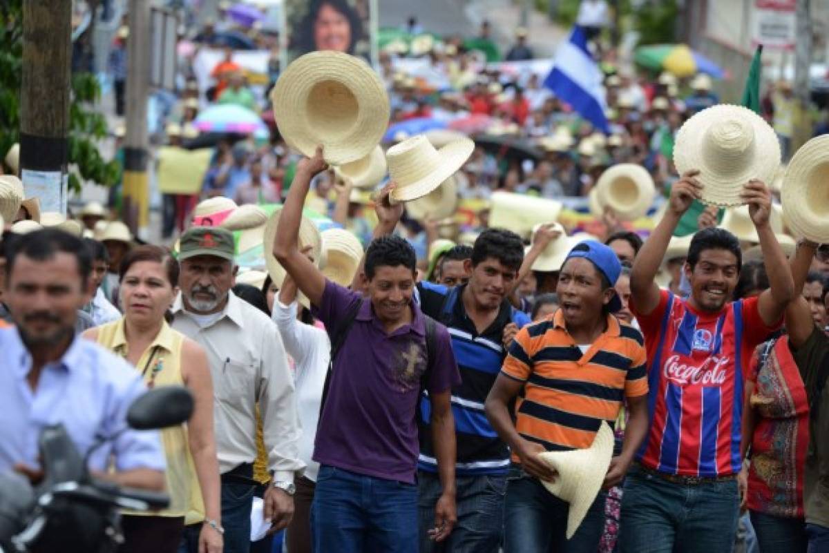 Indígenas hondureños marchan contra 'criminalización de lucha social'