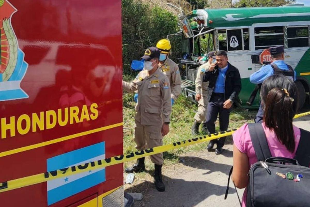 ¿Cómo ocurrió el accidente en el que murieron 4 policías en Lempira? Esto dicen las primeras hipotésis