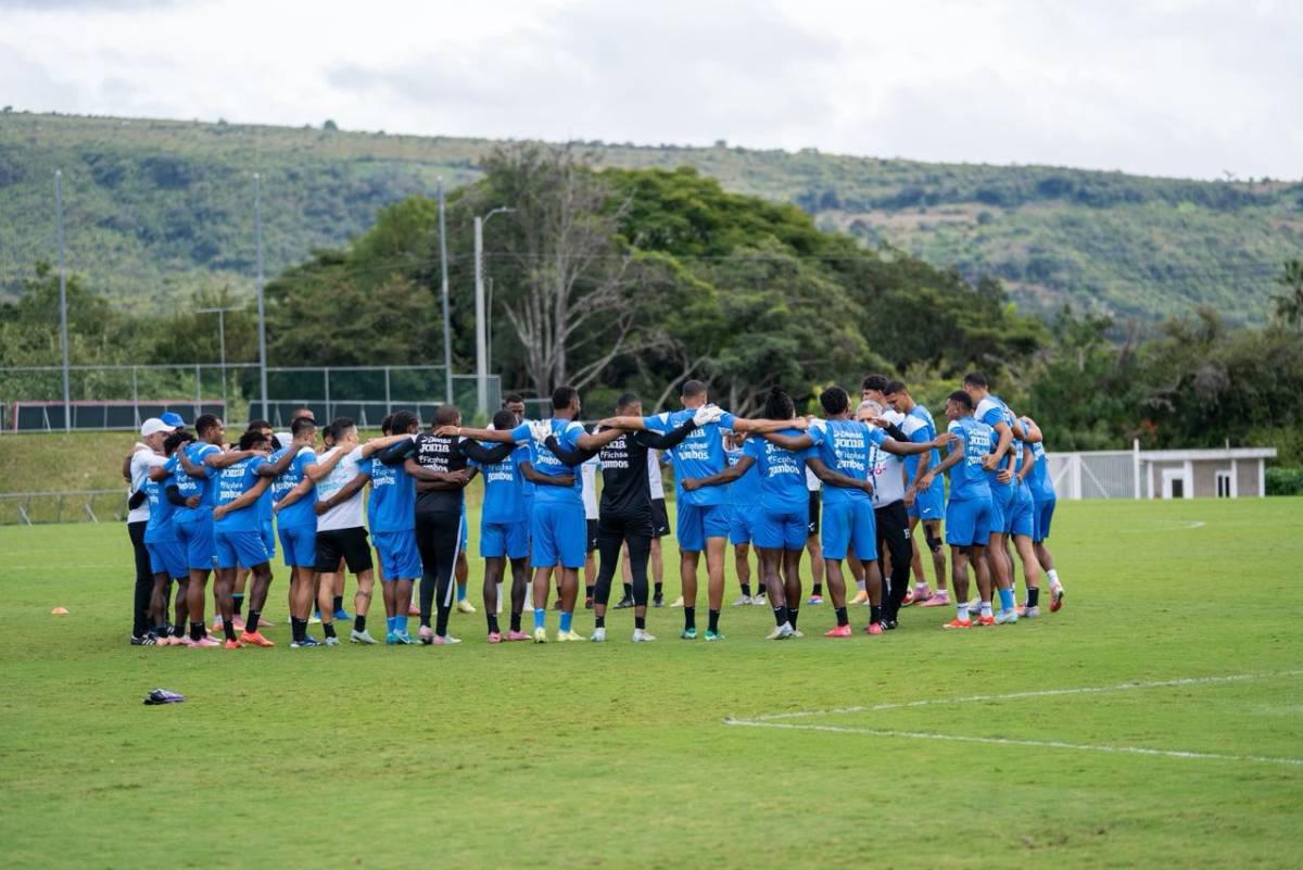 Jugadores felices y figura se recupera: Entreno de Honduras previo a enfrentar a Costa Rica