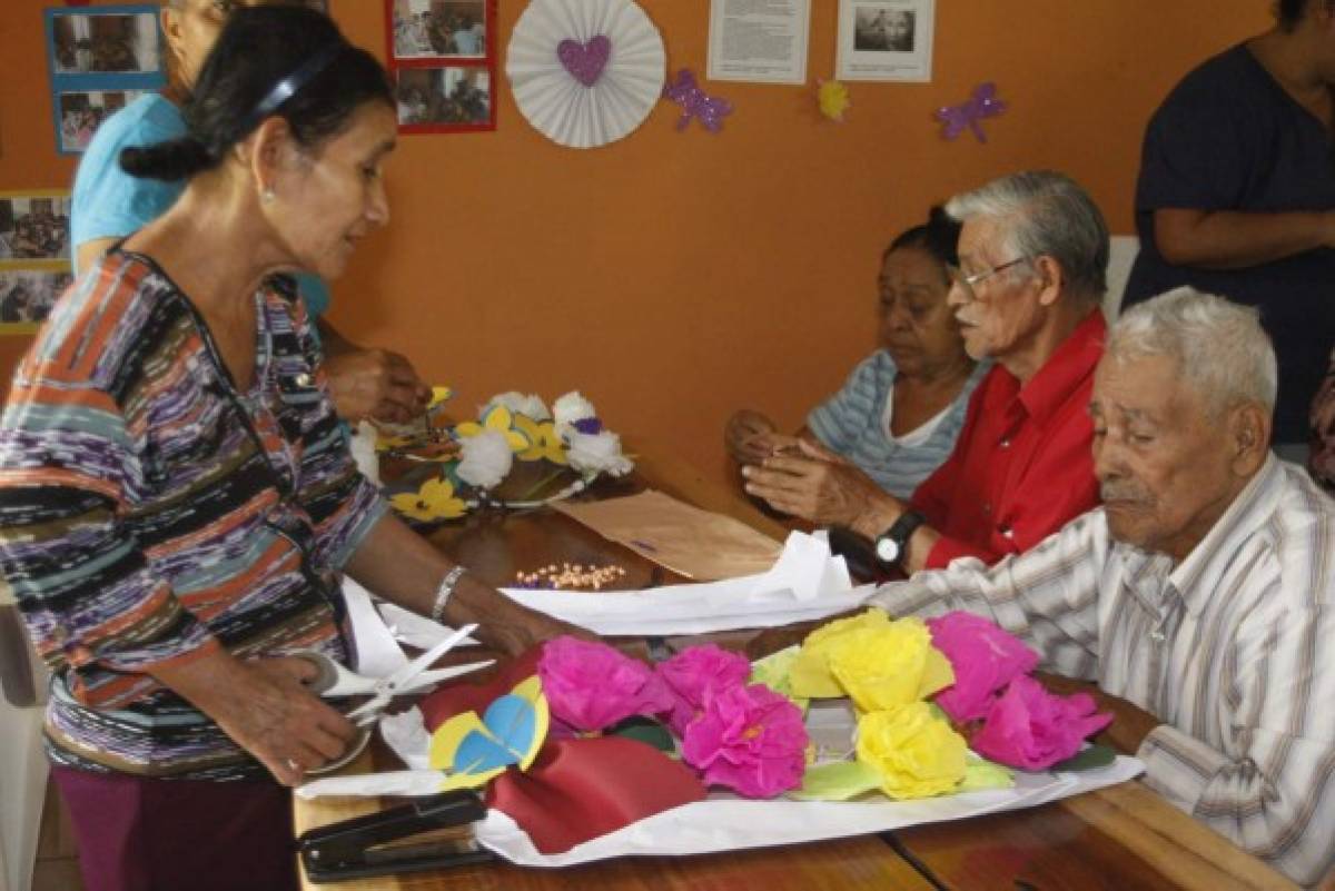 Ancianos cosechan sus alimentos y generan ingresos con manualidades
