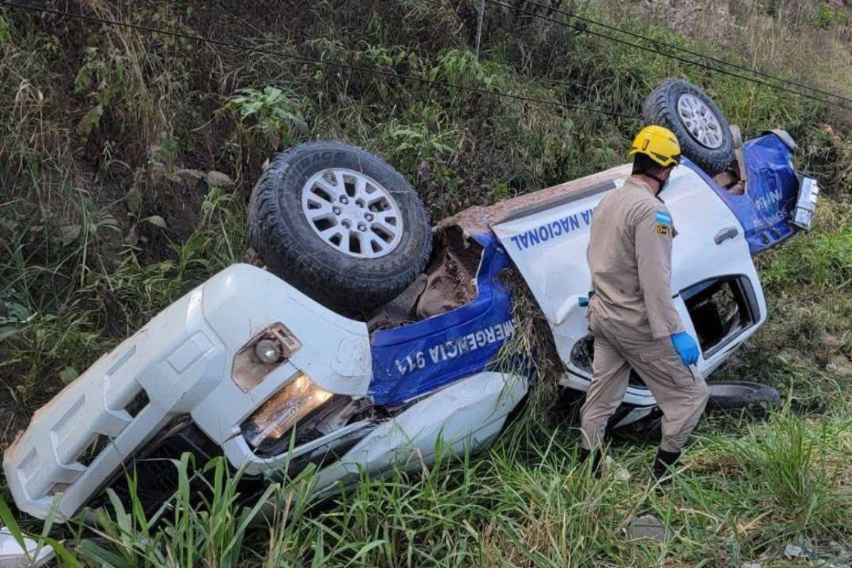¿Cómo ocurrió el accidente en el que murieron 4 policías en Lempira? Esto dicen las primeras hipotésis