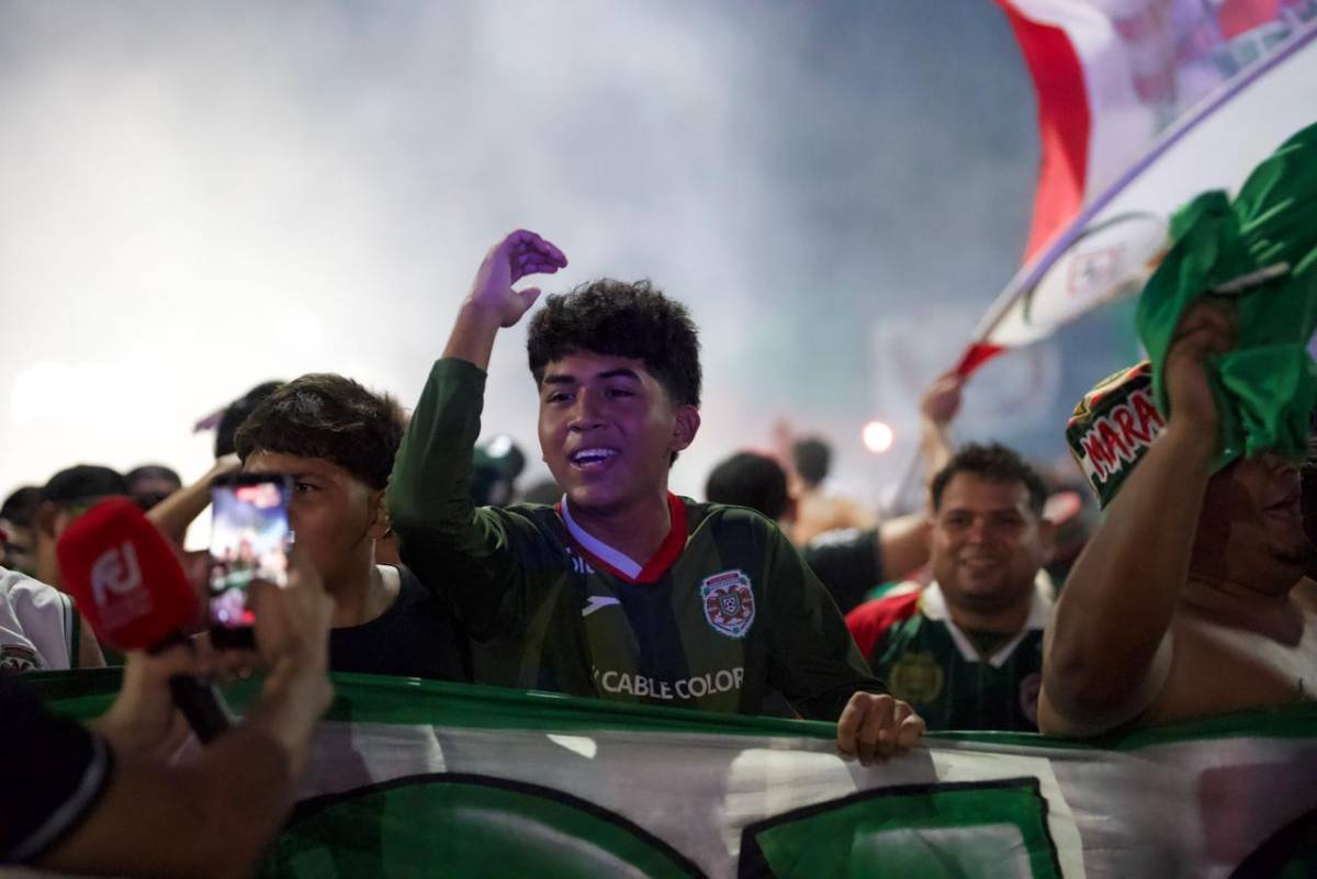 ¿Qué pasó con la Revo? Barra de Marathón monta carnaval previo a la final ante Motagua