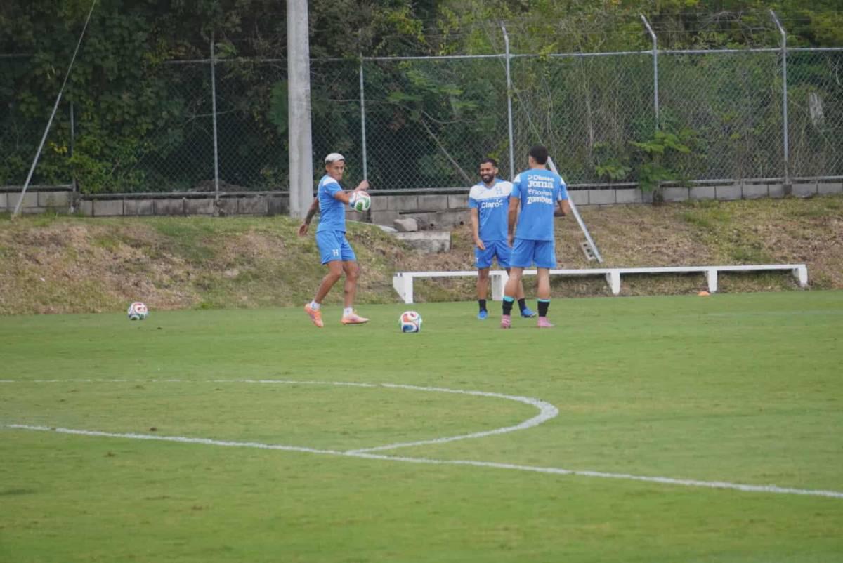 Jugadores felices y figura se recupera: Entreno de Honduras previo a enfrentar a Costa Rica