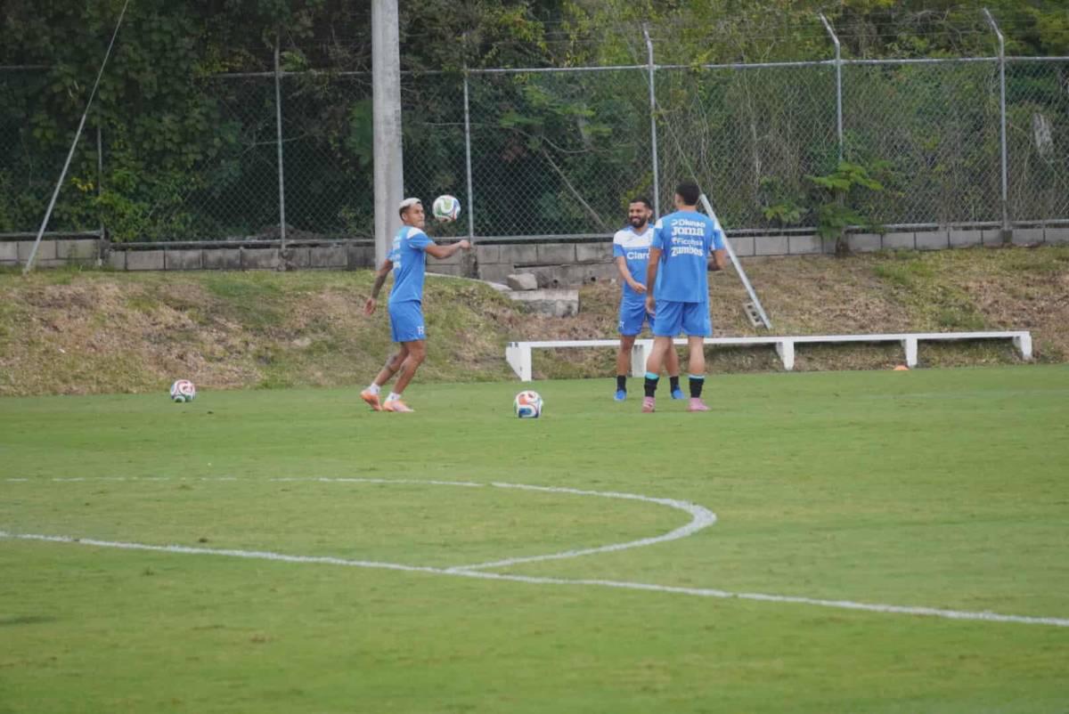 Jugadores felices y figura se recupera: Entreno de Honduras previo a enfrentar a Costa Rica