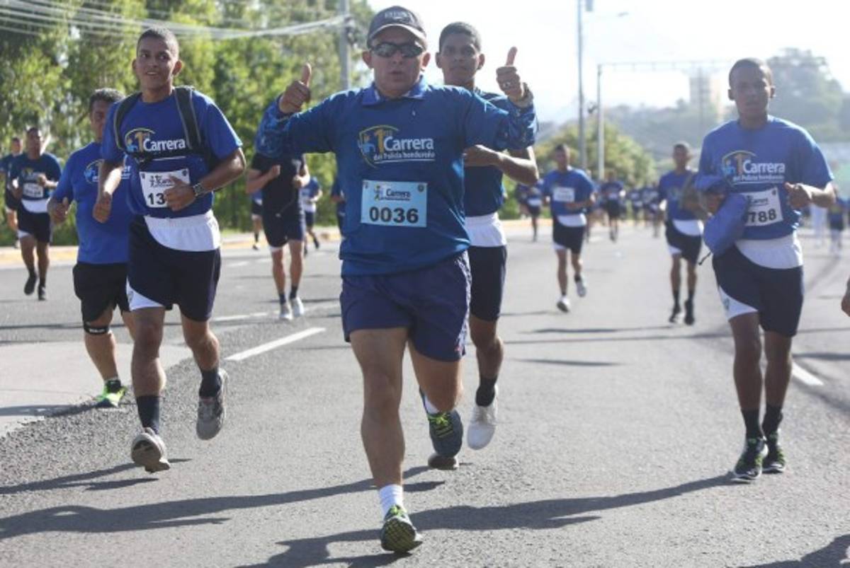 Más de 4 mil participantes se dieron cita en la Primera Carrera del Policía Hondureño