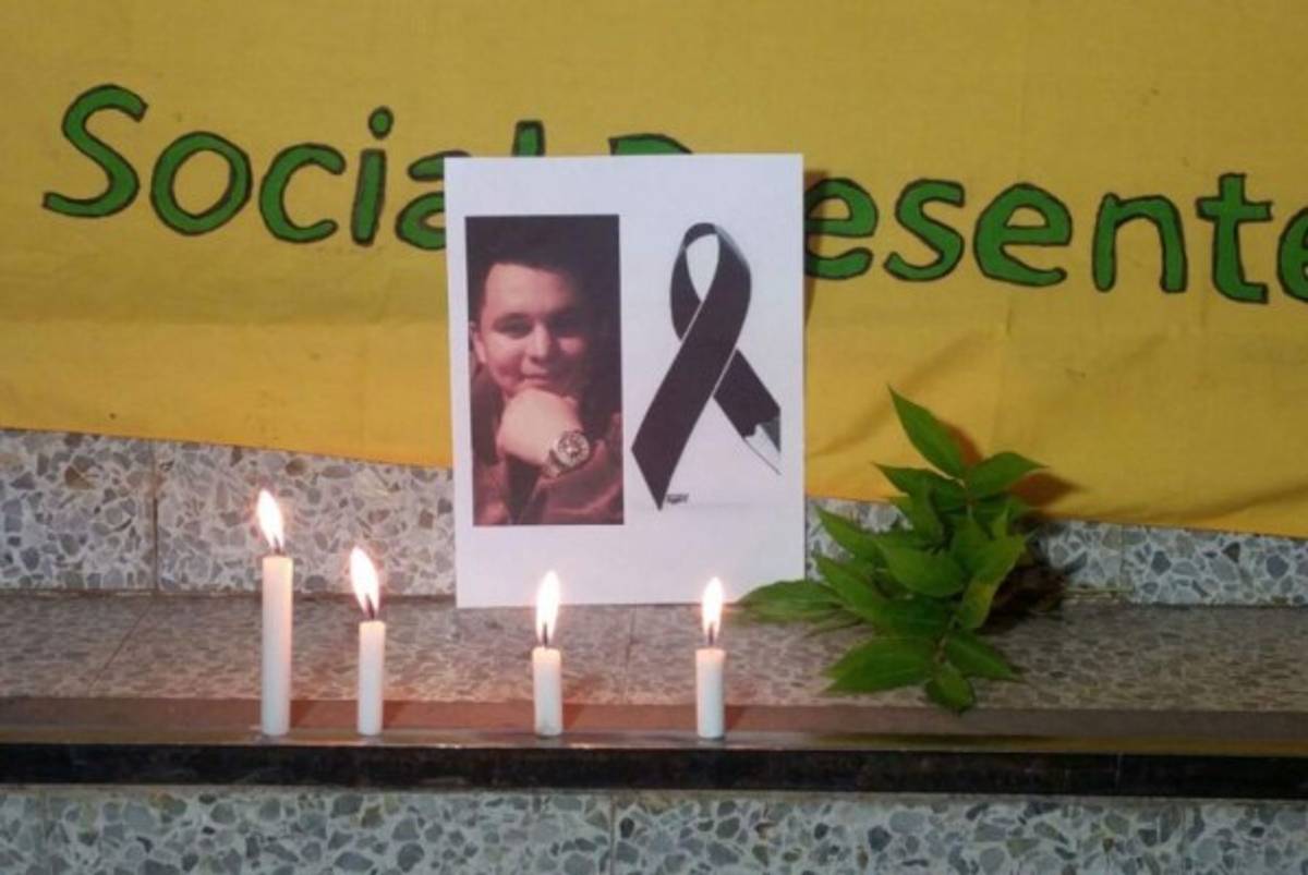 Estudiantes de la UNAH preparan tributo a universitario asesinado en El Pedregal