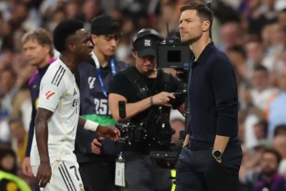 Real Madrid toma inesperada decisión con Vinicius tras berrinche contra Xabi Alonso en el clásico