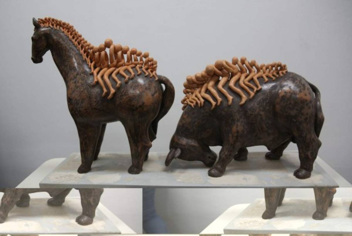 Darío Rivera ganó la Bienal de Escultura del IHCI