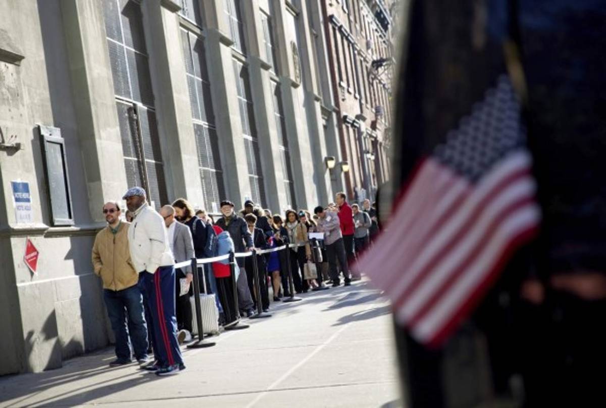 Inmensas filas en históricas elecciones en Estados Unidos