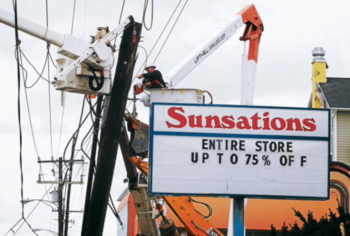 Pérdidas en EE UU por Sandy pueden llegar a $50,000 millones