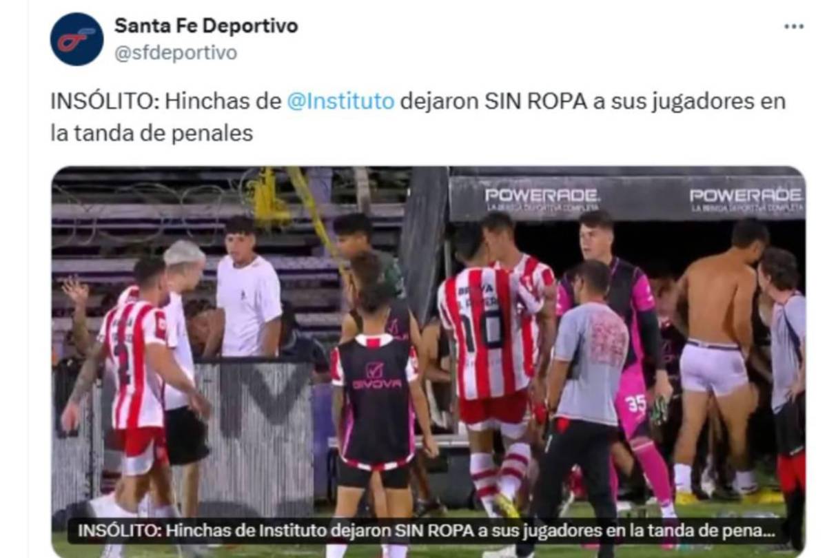 Aficionados le roban todo a jugadores del Instituto, equipo de Pedro Troglio