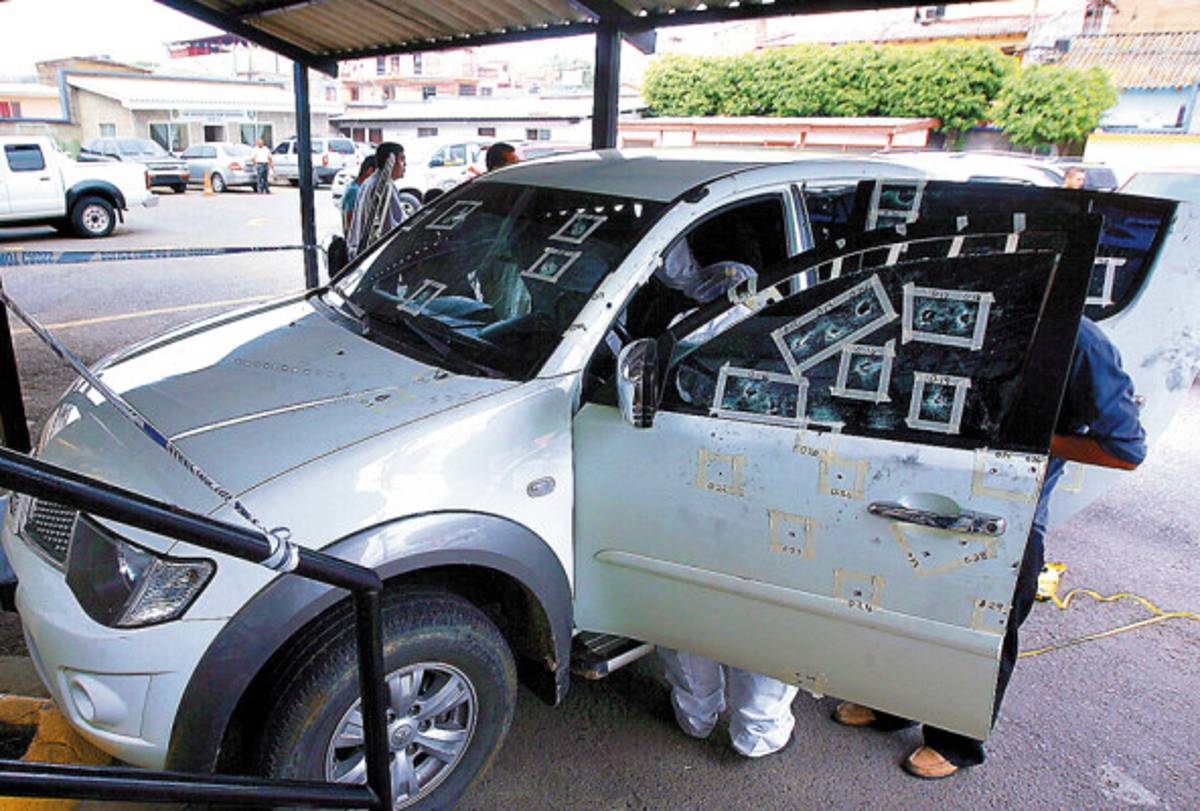 Bajo un total hermetismo investigan crimen de oficiales en Tegucigalpa