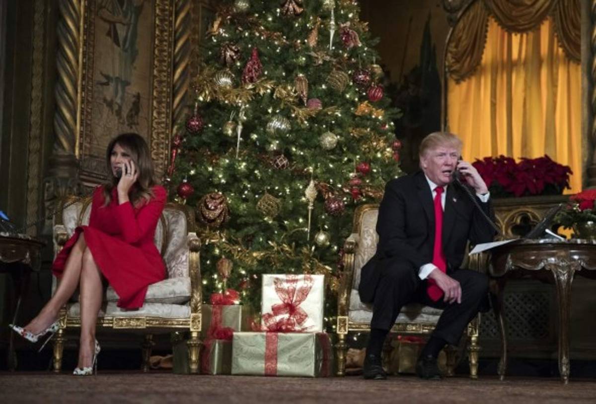 Trump transmite alto y claro su mensaje de 'Feliz Navidad”