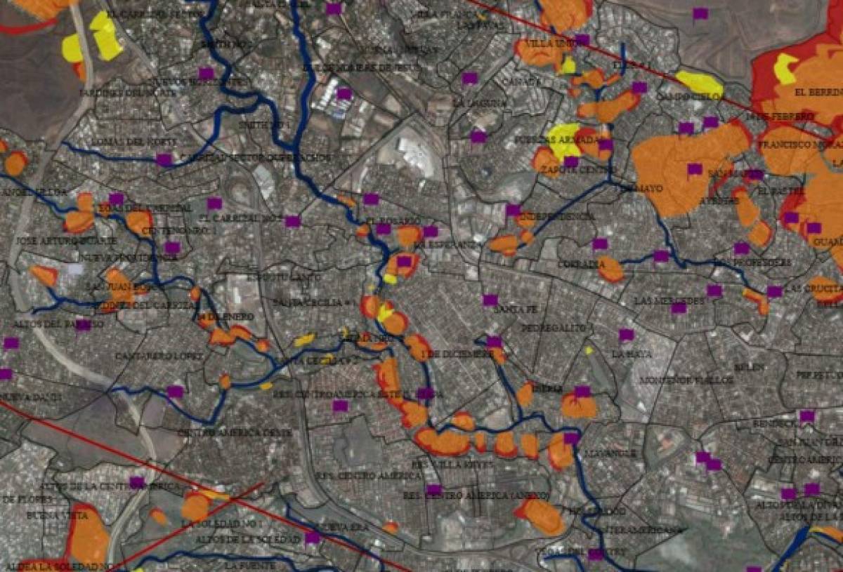 Alcaldía lanza sitio que identifica zonas de riesgo en Tegucigalpa y Comayagüela