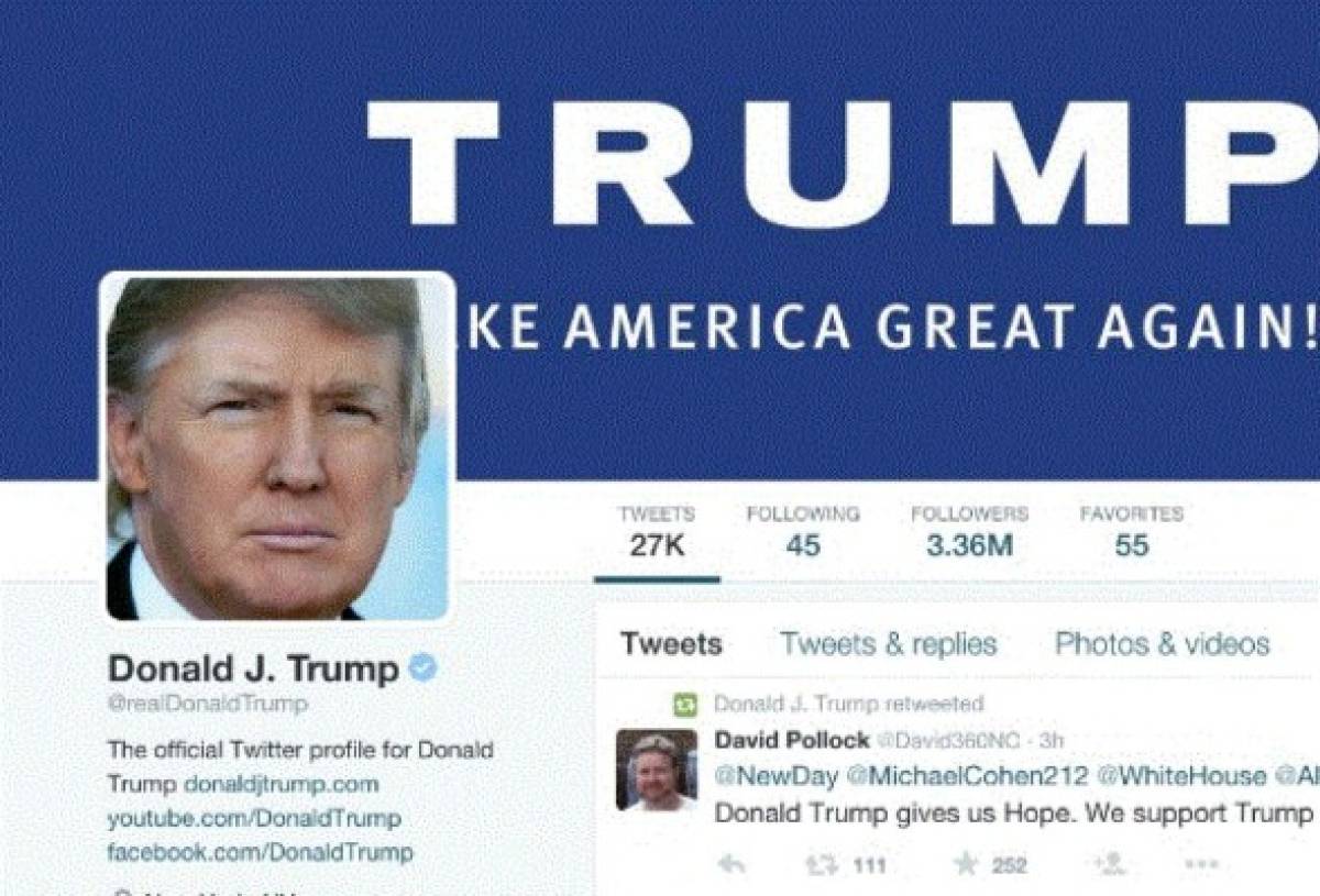 ¿Cómo usa Donald Trump su cuenta de Twitter?
