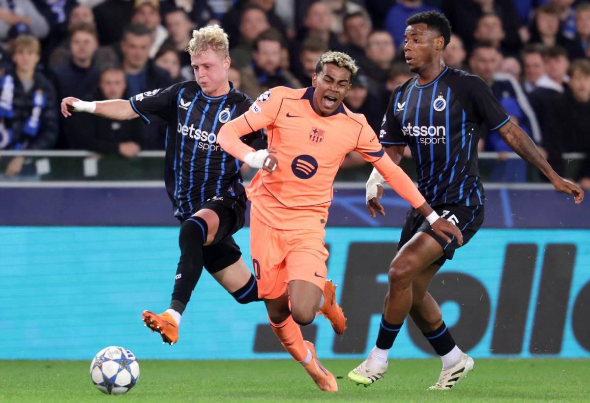 Polémica en el VAR, Lamine Yamal se quita el embrujo y Barcelona sufre en Champions League