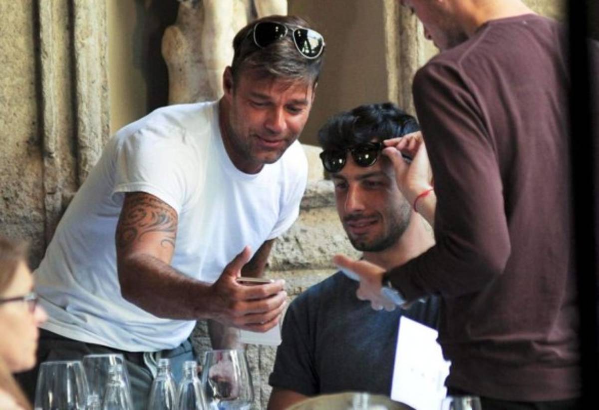 Ricky Martin sigue disfrutando de su nuevo romance en Italia