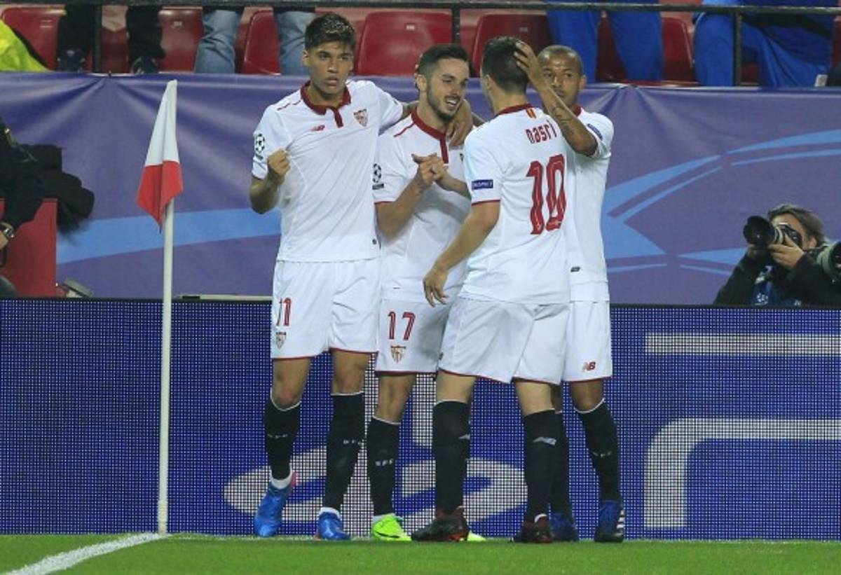 Sevilla se impone por la mínima al Leicester 2-1