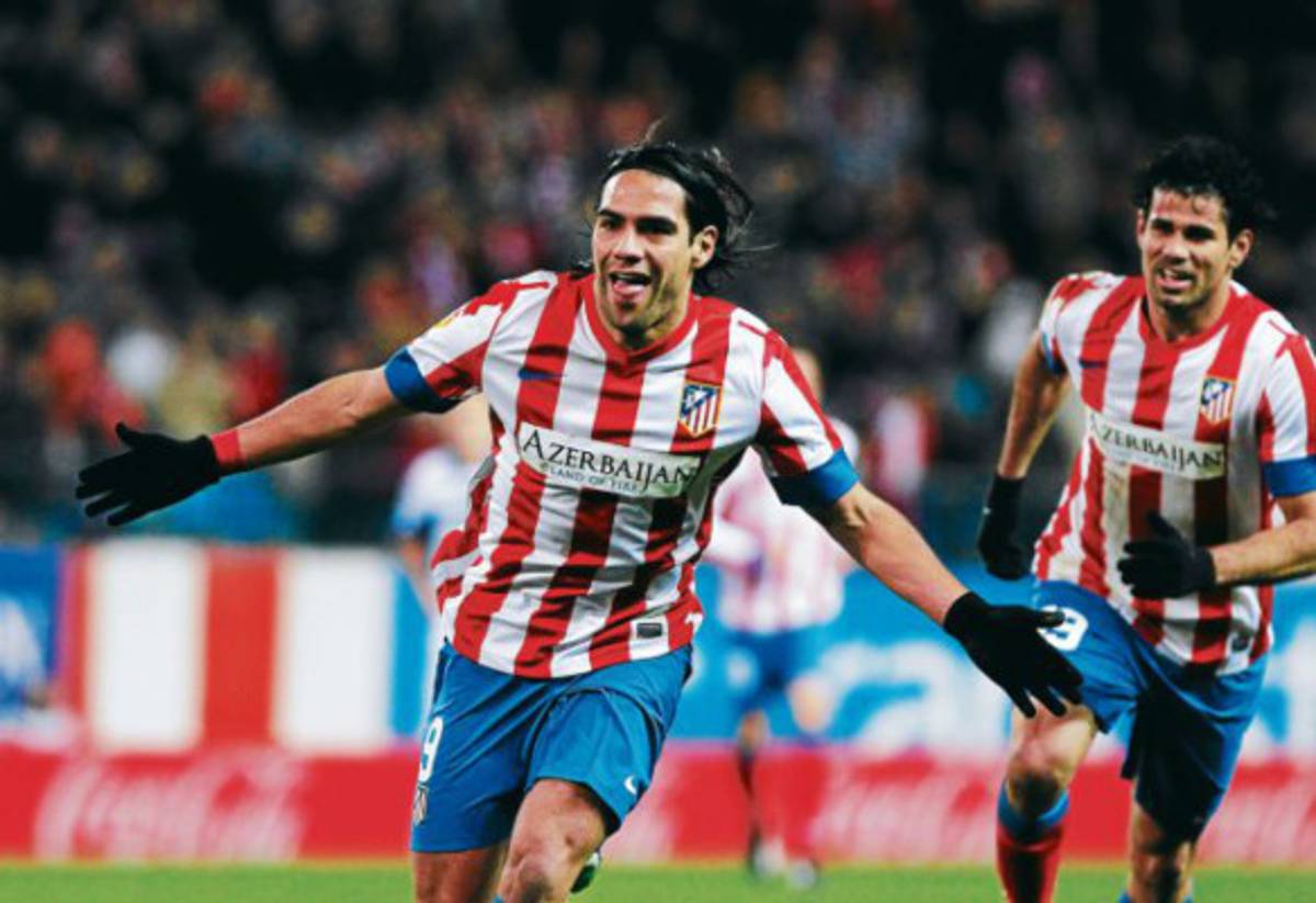 Los cinco goles de Falcao al Deportivo La Coruña