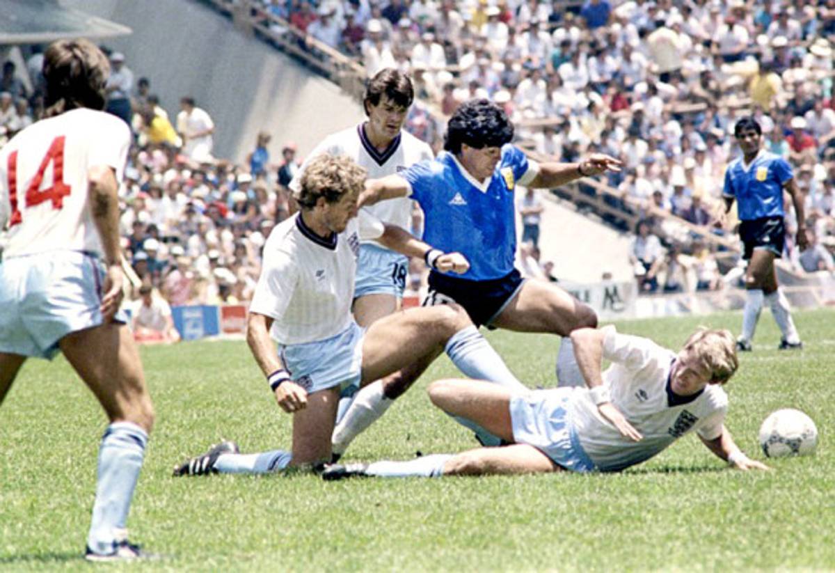El video inédito del golazo de Maradona a Inglaterra