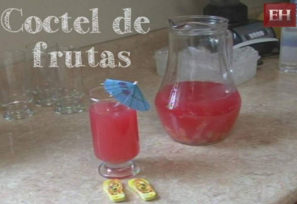 VIDEO: Cómo hacer un coctel de frutas