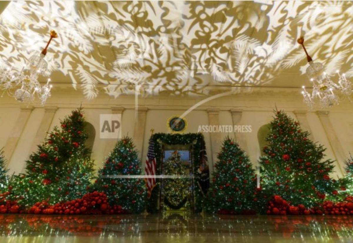 Parte de las imágenes compartida por la Casa Blanca.