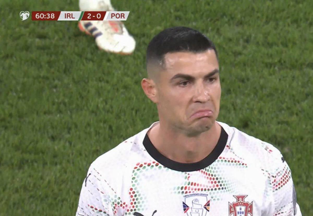 Portugal fue humillada en Eliminatoria, Cristiano Ronaldo se va expulsado y recibe la peor burla