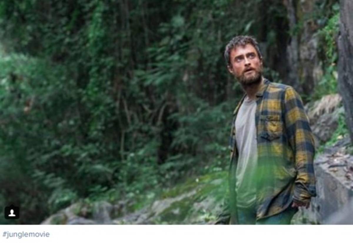 Daniel Radcliffe luce irreconocible para su nueva película Jungle